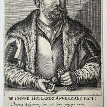 [Antique print, etching and engraving] [11] Jan van Amstel (Pictorum aliquot celebrium, præcipué Germaniæ Inferioris, effigies; series title), published 1610, 1 p.