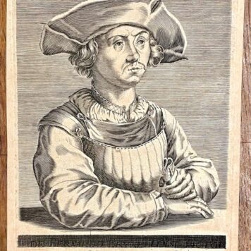 [Antique print, engraving/gravure, 1682] Barent van Orley (Académie des sciences et des arts...; book title), published 1682, 1 p.