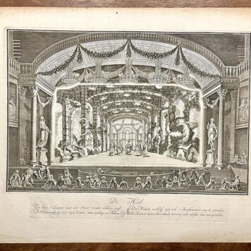 [Antique etching, ca 1750] De Hel (Amsterdam Theater Decorations, series of 12 plates), published before 1750, 1 p.