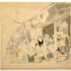[Antique drawing, made before 1869] View of a crowded 17th-century tavern (Scene bij 17e eeuwse kroeg, herberg), made before 1869, 1 p.