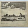 [Antique print, city view, 1730] Vianen, published 1730, 1 p.