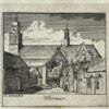 [Antique print, city view, 1730] Wormer, city in Noord-Holland, published 1730, 1 p.