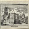 [Antique print, city view, 1730] Westzaan, published 1730, 1 p.