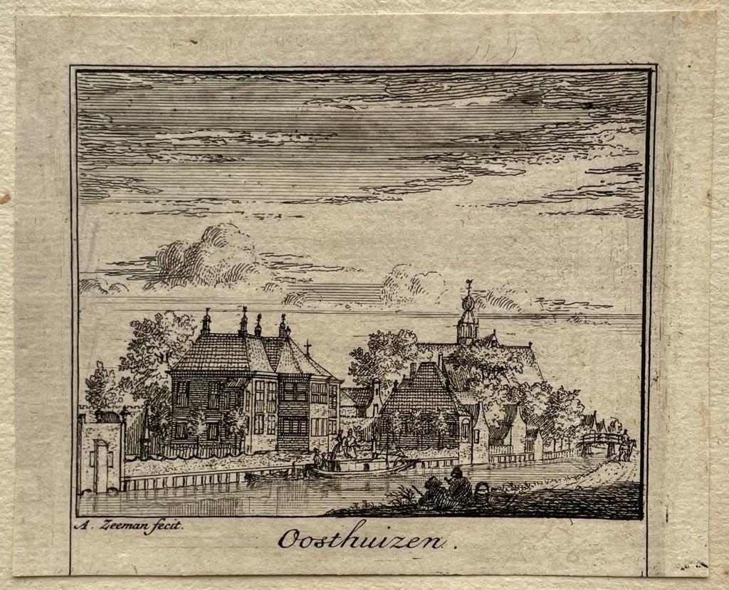 [Antique print, city view, 1730] Oosthuizen, published 1730, 1 p.
