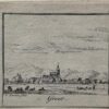 [Antique print, city view, 1730] The village of Groet, published 1730, 1 p.