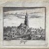 [Antique print, city view, 1730] The village of Graft, published 1730, 1 p.