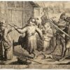 [Antique engraving, old master print, before 1633] Boerenverdriet (The horrors of the Spanish War), published before 1633, 1 p.