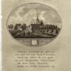 [Original city view, antique print] Het Dorp Noorden, engraving made by Anna Catharina Brouwer, 1 p.