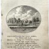 [Original city view, antique print] 't Dorp Nieuw-Beierland, engraving made by Anna Catharina Brouwer, 1 p.