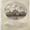 [Original city view, antique print] 't Dorp Kudelstaart, engraving made by Anna Catharina Brouwer, 1 p.