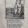 [History print, woodcut, sea battle Sweden 1658] Acht en dertigste tafereel: Willem de Ruiter in the battle of the Sont near Sweden, Nijborg, published ca 1840, 1 p.