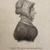 [Antique etching, female artist, ca 1831] Portrait print of Katharine Wilhelmina Schweickhardt (1777-1830), by Philippus Velijn, published ca 1831, 1 p.