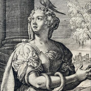 [Antique print, engraving, ca 1600] DIALECTICA, J. Sadeler, published ca. 1560-1600, 1 p.