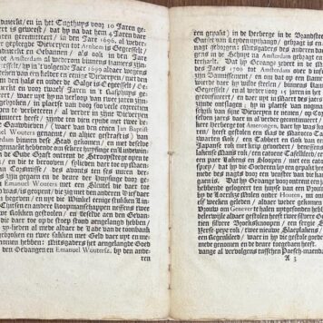 [Legal judgment 1718] Sententie van Gerrit Evertsz. van de Weert anders genoemt Geurt Evertsz. van Buuren, ge-executeert voor den stadhuyse t'Utrecht, den 1 October 1718. Utrecht, J. v. Poolsum, 1718.