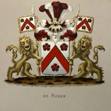 Wapenkaart/Coat of Arms: De Rosen, 1 p.