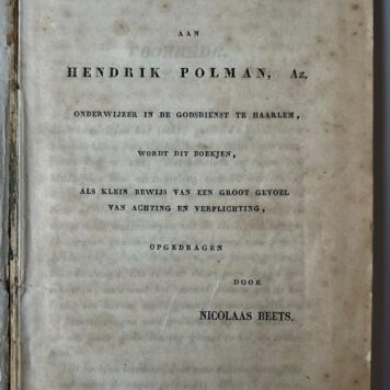 [Literature 1839] Rijmbijbel. Haarlem, Erven F. Bohn, 1839, 16, 180 pp.