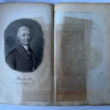 [Literature 1842] Leven en karakter van Johannes Henricus van der Palm. Leiden, D. du Mortier en zoon, 1842, [18] 184.