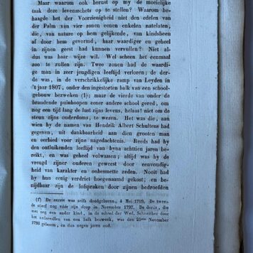 [Literature 1842] Leven en karakter van Johannes Henricus van der Palm. Leiden, D. du Mortier en zoon, 1842, [18] 184.