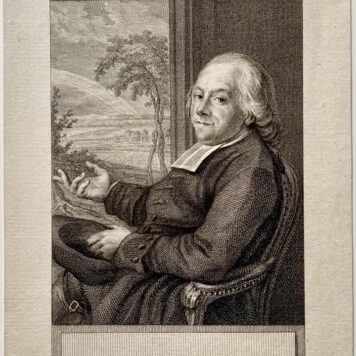 [Antique print, etching and engraving, 1778] Portrait of Johannes Florentius Martinet (1729-1795), R. Vinkeles, published 1778, 1 p.
