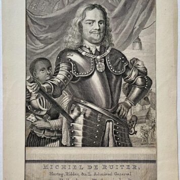 Antique Engraving and Etching, before 1815 - Portrait of Michiel de Ruyter (1607-1676) - R. Vinkeles, published before 1815, 1 p.