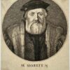 [Antique print, etching] Portrait of Mr. Morett: Charles de Solier de Morette, published 1647, 1 p.