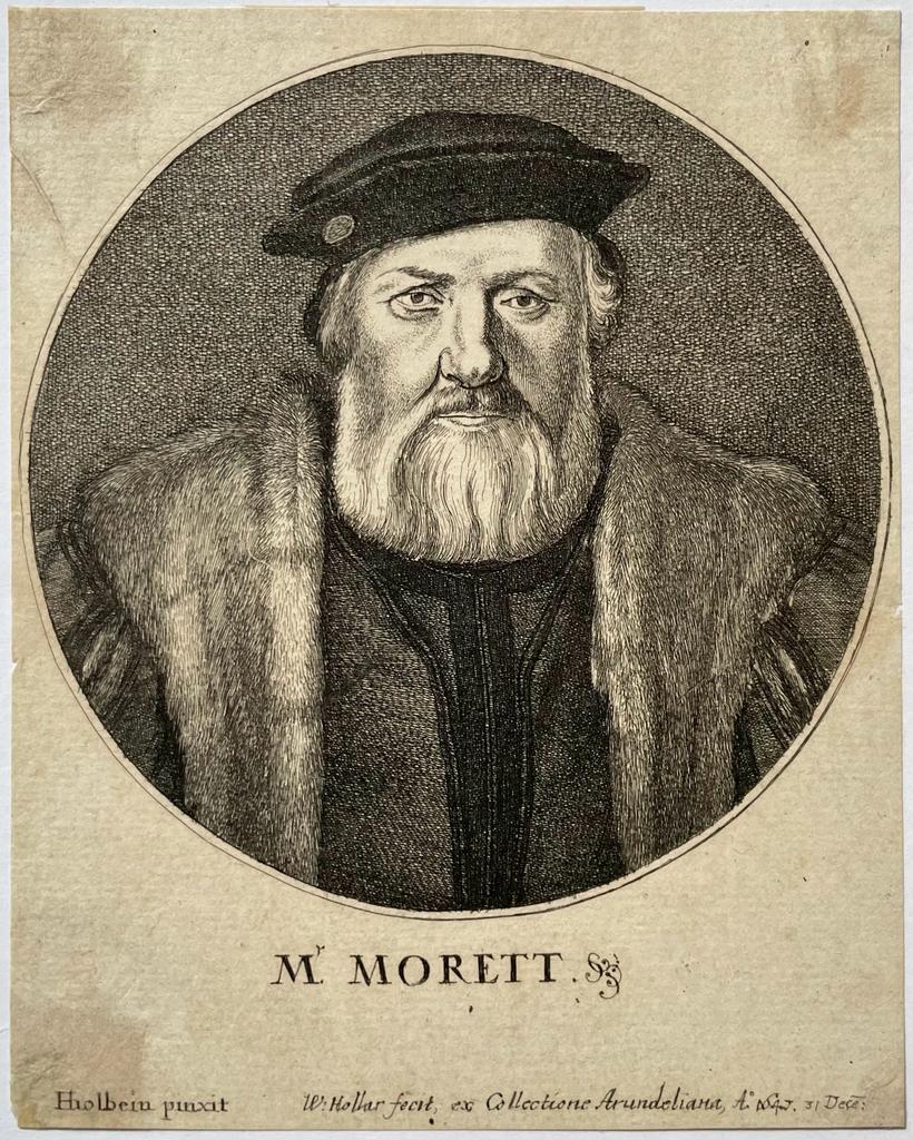 [Antique print, etching] Portrait of Mr. Morett: Charles de Solier de Morette, published 1647, 1 p.