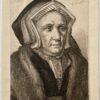 [Antique print, etching] Portrait Lady Margaret Butts, published 1649, 1 p.