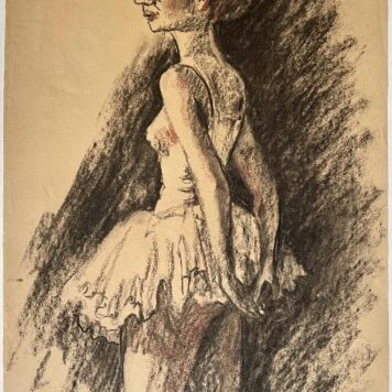 [Modern drawing, chalk] The 'Pinocchio' ballet dancer, dated 1954, 1 p.
