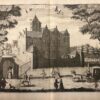 [Antique print, etching] 't HUIS TER NOOT/Huis ter Noot Bezuidenhout Den Haag, published ca. 1735, 1 p.