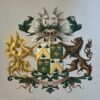 Wapenkaart/Coat of Arms: Coloured coat of arms Van Westervelt Sandberg, 1 p.