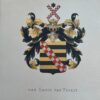 [Heraldic coat of arms] Coloured coat of arms of the Van Sasse van Ysselt family, family crest, 1 p.