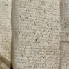 [Manuscript legal documents, Breda, 1592-1634] Five legal property documents of the house in Breda on the Markt, named De drie Oranjeappelen. 5 charters on parchment, 1592, 1614, 1627, 1629 en 1634. Without the seals.