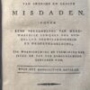 [Criminality, 1807] Ontdekking en bestraffing van geheime en groote misdaden, (...), Amsterdam, J. v.d. Hey, 1807, 6 +199 pp.