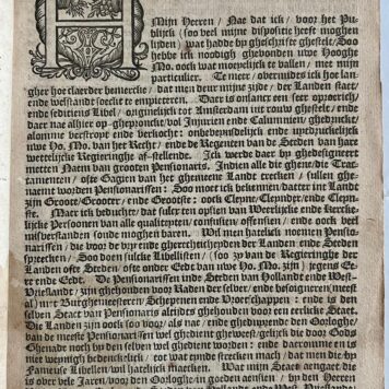 [Printed publication, 1618, Remonstrants] Remonstrantie aende Hooge ende Moghende Heeren Staten van de landen van Hollandt ende West-Vrieslant, Hillebrandt Iacobssz, 's-Gravenhage, 1618, 46 pp.