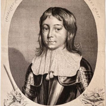 [Antique print, engraving] Portrait of Wolfert van Brederode, published ca. 1660, 1 p.