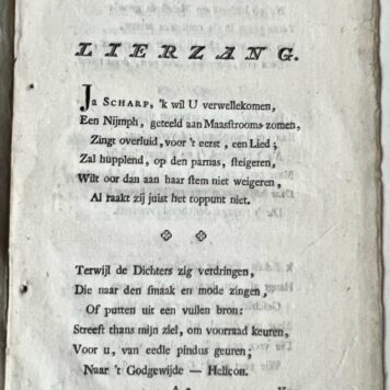 Occasional poem 1800 I Jan Scharp