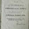 [Occasional poem 1806] Ferdinand van der Schaft & Cornelia Dobbelaer