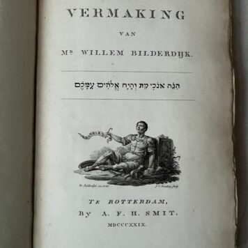 [Literature 1829 Bilderdijk] Nieuwe vermaking