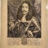 [Antique portrait print ca. 1650] Francisco de Castel Rodrigo by Millaert.