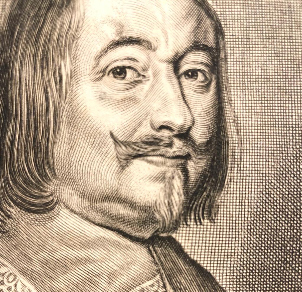 [Antique portrait print 1648/1697] Joannes Crane by Mattheus Borrekens .