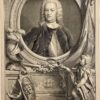 [Antique portrait print ca. 1750] Gustaaf Willem Baron van Imhoff by Houbraken.