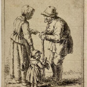 Antique print I Woman with child I Christina Chalon published ca. 1780.