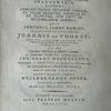 Diss. Leiden geneeskunde 31-5-1803 Willebrordus Smits. 
