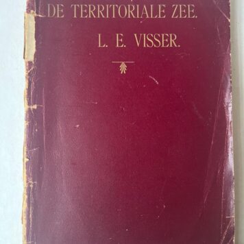 [Dissertation 1894] De territoriale zee by Visser.