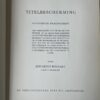[Dissertation legal 1960] Bogaart: Titelbescherming