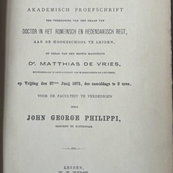 [Dissertation, legal 1873] Philippi: Accreditiven