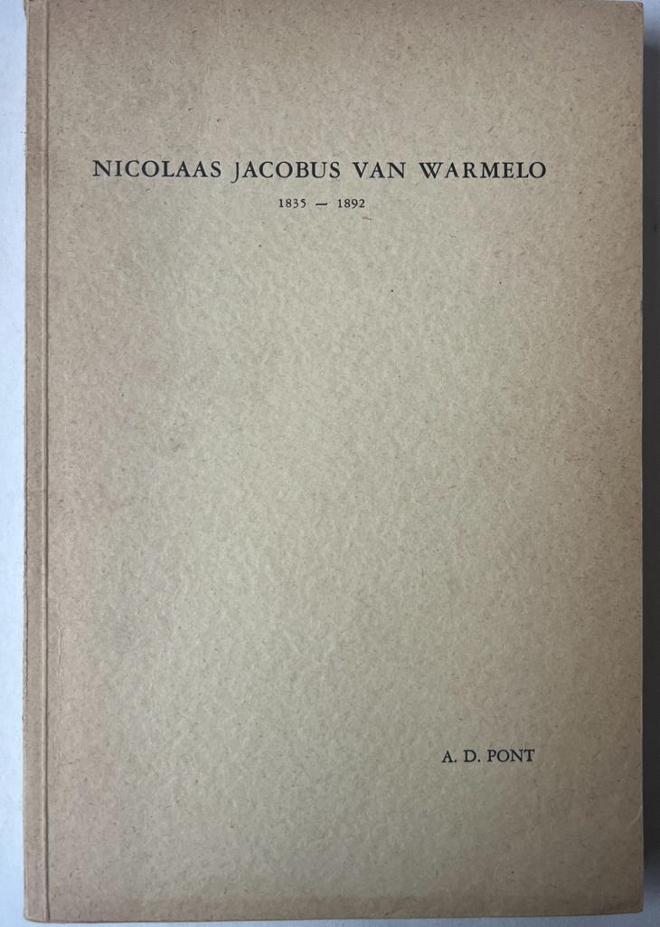 Dissertatie Utrecht godgeleerdheid 30-6-1955. A.D. Pont. 