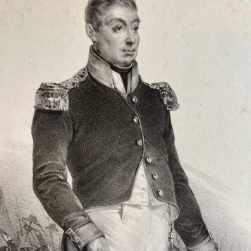 Portrait print of Joseph Marquis de Lafayette