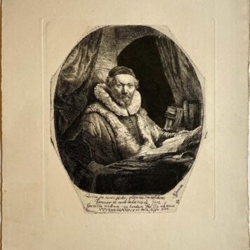 Heliogravure Jan Uytenbogaert naar Rembrandt.