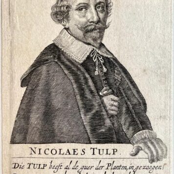 Portret van Nicolaes Tulp Amsterdam naar Pickenoy.